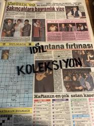 HAFTA SONU DERGİ - GAZETESİ EKSTRA EKİ DOĞUM GÜNÜ HEDİYESİ (TURKİSH -MAGAZINE - NEWSPAPER) - TAM TAKIM 8 SAYFADIR -  29 HAZİRAN 1990 - Sayı: 26 -Lili Garih-Semra Özal-Turgut Özal-Vuslat Erdoğan-Fatma Girik-Mehmet Dirim-Seyyal Taner-Bülent Ersoy-Vahdet Vural-Mahmut Tuncer-Ramazan Dağdelen-Vicdan Arıkan-Nejat Alp-Seda Sayan-Gürcan Erdaş-Banu Alkan-Yılmaz Duru-Sabah Duru-Faruk Peker-Türkan Şoray-Sadri Alışık-Sibel Turnagöl-Nazmi Özer-Temel Gürsu-Yusuf Sezgin-Nuray Hafiftaş-Abdurrahman Keskiner-Nazmi Özer-Tolga Savacı-Mine Çayıroğlu-Bülent Ersoy-İbrahim Tatlıses-Osman Yağmurdereli-Selda Bağcan-Orhan Gencebay ve Ferdi Tayfur-Ahmet Kaya-Devadip Carlos Santana-Zülfü Livaneli-Turgut Boralı-Sevtap Parman-Aslı Altan-Menderes Samancılar-Orhan Gencebay-Oya Aydoğan-Aydemir Akbaş-Selma Poyraz-Hülya Erten-Nilgün Akçaoğlu-Kadir Savun-Türkan Şoray-Yıldız Tezcan-Müşerref Tezcan-Kartal Tibet Kimdir-Razi Canikligil-Mahmut Tezcan-Sibel Boronkay-Gülgün Sazak-Şeyma Özerler-Halit Narin-Özden Narin-Edip Çizmec