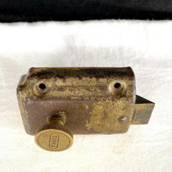 1970 Yerli Sanayi Mirası TİMKA Pirinç Topuzlu Kilit