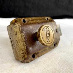 1970 Yerli Sanayi Mirası TİMKA Pirinç Topuzlu Kilit