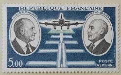Fransa 1971 Hava Postası- Öncü Havacılar  Daurat and Vanier, MH