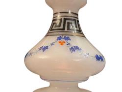 53 cm boyunda opalin cam gaz lambası