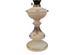 53 cm boyunda opalin cam gaz lambası