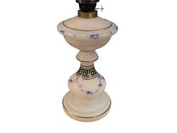 53 cm boyunda opalin cam gaz lambası