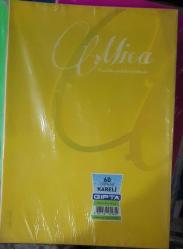 Defter 40 Yp ÇİZGİLİ (7 Adet)+60 Yp KARELİ (8 Adet )20x28 cm (A4)15 Adetli Paket GIPTA MİCA Serisi