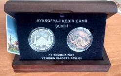 Ayasofya-i Kebir Camii Şerifi'nin Yeniden İbadete Açılışı Hatıra Para Seti