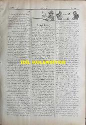 Osmanlıca Karagöz Mizah Dergisi-Gazetesi, Orijinal Dönem Basım, (Ottoman Magazine-Newspaper-Journal Illustré Cara-Gueuz) - 5 Kasım 1924 - Sayı: 1736 - Hicri: 6 Rebiülahir 1343 - Rumi: 5 Teşrin-i Sani 1340 - İsmet İnönü'yü Tasvir Eden Karikatür: Hükümet Yükü Ağır Basıyor! 