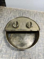 K116----KAPAKLI ESKİ PİRİNÇ KÜL TABLASI-KÜLLÜK