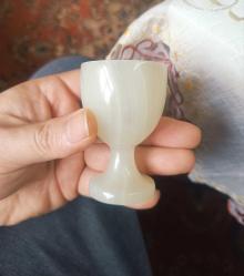 Mermer Sürahi ve Alt tepsi ve bardakları