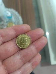 25 Kuruş. Altın sarısı nadir nümüzmatik para