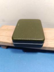 K127----MEŞİN KAPLAMA YAŞLI YABANCI TAKI KUTUSU