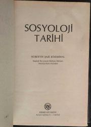Sosyoloji Tarihi