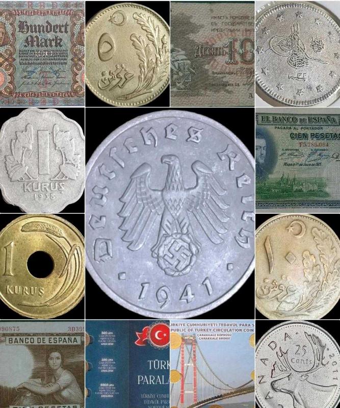 Dünya Osmanlı Cumhuriyet Kağıt ve Madeni Paraları