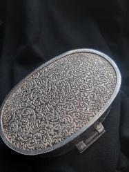 Gümüş kaplama takı kutusu