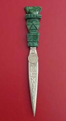 Meksika, Eski Bir Mexico Hatırası Mektup Açacağı. Gümüş Bıçak, Ön Yüzünde; 