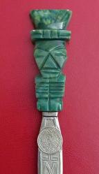 Meksika, Eski Bir Mexico Hatırası Mektup Açacağı. Gümüş Bıçak, Ön Yüzünde; 