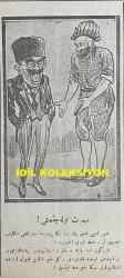 Osmanlıca Karagöz Mizah Dergisi-Gazetesi, Orijinal Dönem Basım, (Ottoman Magazine-Newspaper-Journal Illustré Cara-Gueuz) - 3 Aralık 1924 - Sayı: 1744 - Hicri: 6 Cemaziyelevvel 1343 - Rumi: 3 Kanun-i Evvel 1340 - Karikatür: Münhal Mebusluklara Müşteri Çok! 