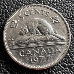 Kanada 5 Cent 1977