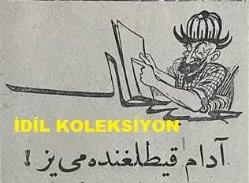 Osmanlıca Karagöz Mizah Dergisi-Gazetesi, Orijinal Dönem Basım, (Ottoman Magazine-Newspaper-Journal Illustré Cara-Gueuz) - 10 Aralık 1924 - Sayı: 1746 - Hicri: 13 Cemaziyelevvel 1343 - Rumi: 10 Kanun-i Evvel 1340 - Yeni Matbuat Kanununa Dair Karikatür: Yaşasın Hürriyet! 