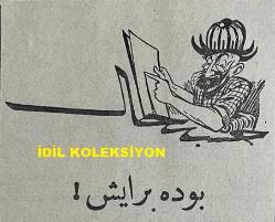 Osmanlıca Karagöz Mizah Dergisi-Gazetesi, Orijinal Dönem Basım, (Ottoman Magazine-Newspaper-Journal Illustré Cara-Gueuz) - 13 Aralık 1924 - Sayı: 1747 - Hicri: 16 Cemaziyelevvel 1343 - Rumi: 13 Kanun-i Evvel 1340 - Yakup Kadri Karaosmanoğlu ile Falih Rıfkı Atay'ı Tasvir Eden Karikatür: Zavallı İstanbul! 