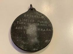 1962 ERKEK LİSELER TÜRKİYE BİRİNCİLİĞİ  ANKARA 400 METRE