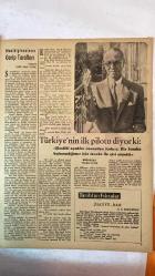 HAFTA DERGİSİ - KAPAK: LANA TURNER - 3 OCAK 1958  SAYI: 1  FRANSIZ CUMHURBAŞKANI - KRALİÇE ELIZABETH - MAREŞAL ZUKOV - HALİMİ (BOKS ŞAMPİYONU) - GRACE KELLY VE KIZI CAROLINE - KERİM HAN - CHRISTIAN DIOR - KRAL HAAKON VII - ÉDOUARD HERRIOT - AĞA HAN - SPUTNIK - ANN BETTER - ELVIS PRESLEY - ELIZABETH TAYLOR - MIKE TODD - GINA LOLLOBRIGIDA - SOPHIA LOREN - RITA HAYWORTH - MÜMTAZ TARHAN - BURT LANCASTER - COLETTE DUVAL  1957’NİN ÖNEMLİ HADİSELERİ (SPUTNIK, ZUKOV’UN AZLİ, GRACE KELLY’NİN KIZI, NATO KONFERANSI, DİOR’UN ÖLÜMÜ) - “ŞAFAK SÖKERKEN” ROMANINDAN ALINTI (RUSYA’DA BİR TÜRK SUBAY) - PIN-UP MÜSABAKASI (ANN BETTER) - ELVIS PRESLEY’İN ASKERLİĞE ALINMASI - ELIZABETH TAYLOR’UN HAMİLELİĞİ VE MIKE TODD’UN AÇIKLAMASI - GINA LOLLOBRIGIDA’NIN PORTRESİ - MÜMTAZ TARHAN’IN İSTANBUL’DAKİ TEFTİŞLERİ - RITA HAYWORTH’UN YILDIZININ SÖNMESİ İDDİASI - YEDİKULE VEREM HASTAHANESİNDE KONSER - MECLİS İÇ TÜZÜK TADİLATI (GRUPLARIN İNHİLALİ, SÖZLÜ S - TAM TAKIM EKSİKSİZ 34 SAYFA