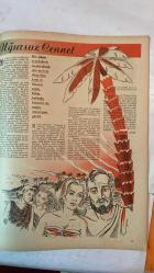 HAFTA DERGİSİ - KAPAK: DEBORAH KERR - 28 MART 1952  SAYI: 131  ADNAN MENDERES - CELÂL BAYAR - REFİK KORALTAN - MÜNİA FEHİM - REŞAD EKREM KOÇU - FAİK ALİ OZANSOY - GRACE KELLY - CAROLINE - YAKOV MALİK - JOHN FOSTER DULLES - GENERAL MACARTHUR - JOHNSON  D.P. İSTANBUL İL KONGRESİ (21–23 MART, ADNAN MENDERES’İN NUTKU, 150 DELEGE, 46 SEÇİLMİŞ DELEGE) - İNGİLİZ CARONIA GEMİSİYLE 280 SEYYAHIN İSTANBUL’A GELİŞİ - ANKARA ŞOFÖRLERİNİN 10 SAATLİK GREVİ - ÇANAKKALE ZAFERİNİN 37. YILDÖNÜMÜ TÖRENİ - CELÂL BAYAR’IN DENİZCİLİK BANKASI İDARE MECLİSİ ÜYELERİNİ KABULÜ - 50 AMERİKALI GAZETECİNİN İSTANBUL ZİYARETİ VE TAHRAN’A HAREKETİ - AMERİKAN HABERLER SERVİSİNDE AMATÖR FOTOĞRAF SERGİSİ (19 FOTOĞRAFÇI, 160 ESER) - MÜNİA FEHİM’İN “OSMANLI TARİHİNİN GÜZEL KADINLARI” YAZISI (HURREM SULTAN’IN HAYATI) - REŞAD EKREM KOÇU’NUN HURREM SULTAN ÜZERİNE MAKALESİ (KANUNİ SÜLEYMAN, ŞEHZADELER, MAHİDEVAN İLE ÇEKİŞME, RÜSTEM PAŞA’NIN SADARETE YÜKSELİŞİ) - TAM TAKIM EKSİKSİZ 34 SAYFA