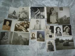 ANTİKA SİYAH BEYAZ GENÇ KIZ BAYAN FOTOĞRAFLARI 170 ADET LOT 2+ÜCRETSİZ KARGO