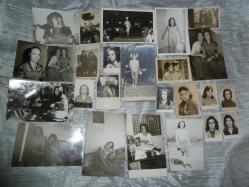 ANTİKA SİYAH BEYAZ GENÇ KIZ BAYAN FOTOĞRAFLARI 170 ADET LOT 2+ÜCRETSİZ KARGO