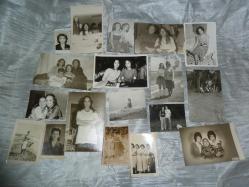 ANTİKA SİYAH BEYAZ GENÇ KIZ BAYAN FOTOĞRAFLARI 170 ADET LOT 2+ÜCRETSİZ KARGO