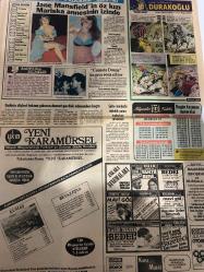 TAN GAZETESİ DOĞUM GÜNÜ HEDİYESİ (TURKISH NEWSPAPPER) - 26 MART 1984 - SADECE 4 SAYFADIR -Özal-Hamdi Yanıkoğlu-Kadriye-Şöhla Afet-Hasan Kaçan-Ragıp-Jane Mansfield-Mariska-Rahmi Turan-Ragıp Derin-Kadir İnanır-Mary Murphy-Oktay Şengüler-Liebowitz-Osman Öndeş-Enver Paşa-Ferdi Tayfur-Serpil Çakmak-Sevda Karaca-Bud Spencer-Cary Guffey-Christopher Atkins-Zafer Özalın-Gelinin dişleri takma çıkınca damat gerdek odasından kaçtı-Kahraman kız saldırganla boğuşup kendini pencereden atarak namusunu kurtardı-Kadının gönlüne nasıl girilir-Karakterimize uygun nelere güleriz-Göz makyajında başarılı mısınız-Bu akşam olmaz-Jane Mansfieldin öz kızı Mariska annesinin izinde-Cennete Dönüş bu gece sona eriyor-Aşk acıları da ilaçla tedavi edilebilecek-Taksi kız yakalandı-Kumar makineleri beş dakikada beş bin liramı yuttu