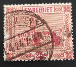 Almanya Saargebiet 1922 damgalı