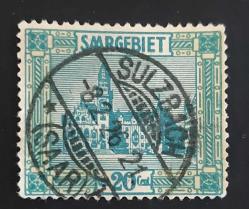LOT.20 » Almanya Saargebiet 1922 damgalı