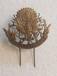 Osmanlı Devlet Armalı, Constantinople Yazılı Koleksiyonluk Rozet, Kalpak Kokartı..