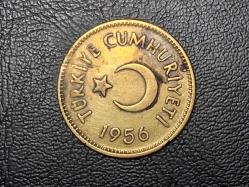 1956 YILINA AİT 25 KURUŞ  ÇÇT (+) TCM 1844