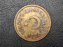 1956 YILINA AİT 25 KURUŞ ÇT/  ÇÇT  TCM 2040