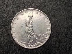 1966 YILINA AİT MADENİ  2,5 LİRA ÇA   (TERS ) TCM 1535