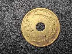 1948  YILI MADENİ 2, 5 KURUŞ ÇÇT  TCM 2843