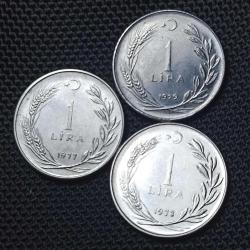 1 Lira 1977-1978-1979