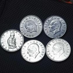 10 Lira 1981-1984-1985-1986-1987