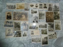 ANTİKA SİYAH BEYAZ ASKER FOTOĞRAFLARI 1930-1975 YILLARI ARASI 64 ADET+ÜCRETSİZ KARGO