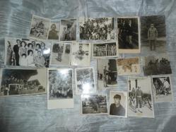 ANTİKA SİYAH BEYAZ ASKER FOTOĞRAFLARI 1930-1975 YILLARI ARASI 64 ADET+ÜCRETSİZ KARGO