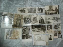 ANTİKA SİYAH BEYAZ ASKER FOTOĞRAFLARI 1930-1975 YILLARI ARASI 64 ADET+ÜCRETSİZ KARGO