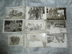 ANTİKA SİYAH BEYAZ ASKER FOTOĞRAFLARI 1930-1975 YILLARI ARASI 64 ADET+ÜCRETSİZ KARGO