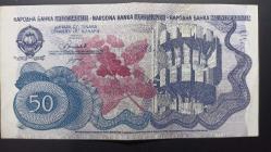 Yugoslavya 50 Dinar 1990