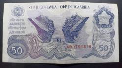 Yugoslavya 50 Dinar 1990