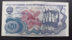 Yugoslavya 50 Dinar 1990