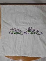 ETAMİN ÜSTÜ - KANAVİÇE İŞLEMELİ KIRLENT