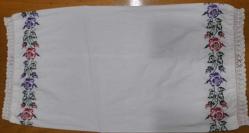 KANAVIÇE İŞLEMELİ- TEK KİŞİLİK YASTIK KILIFI