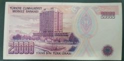 TÜRKİYE  20.000  LİRA KAĞIT PARA