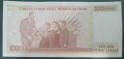 TÜRKİYE  100.000  LİRA KAĞIT PARA